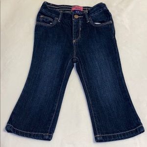 Dark blue jeans boot cut